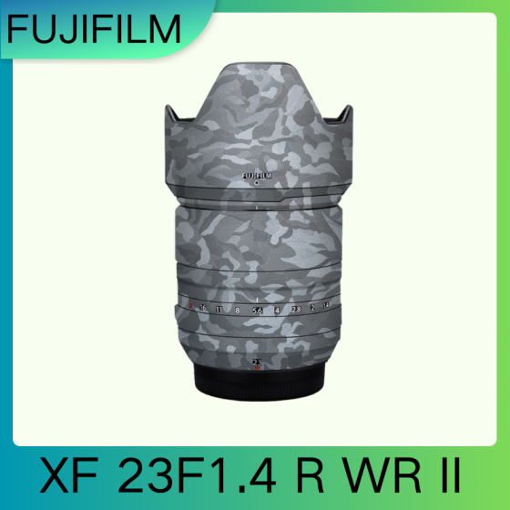 Lentes Fujifilm XF23F1.4 R WR II  - Pele câmera, adesivo câmera - com alta resistência a arranhões, à prova d'água e com design elegante.